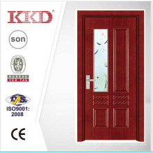 Novo estilo de aço porta de madeira JKD-2076(A) com vidro do tipo superior de China